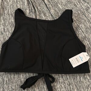 Black Women's Swim Top